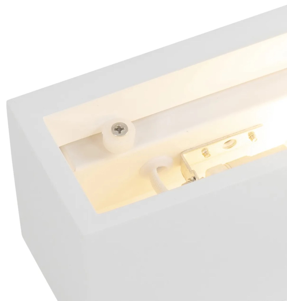 Inteligentná nástenná lampa biela vrátane Wifi G9 - Tjada Novo