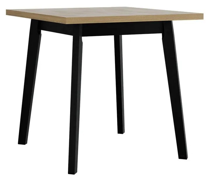 Stôl Harry 80 x 80 I, Morenie: biela - L, Farby nožičiek: biela