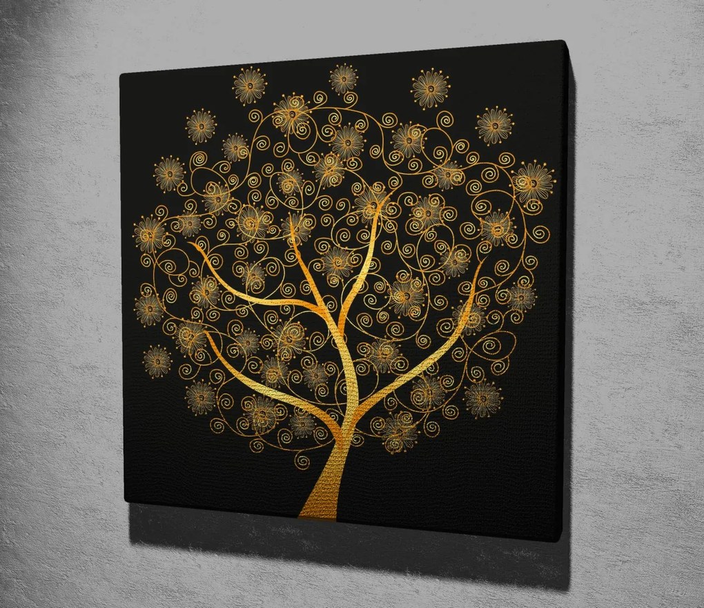 Obraz na plátne Oriental tree KC054 45x45 cm