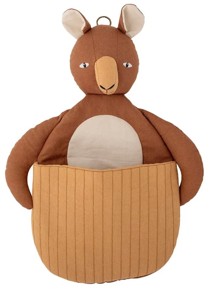 Hnedý látkový detský kôš na hračky 46x7, 5x33 cm Toto – Bloomingville Mini