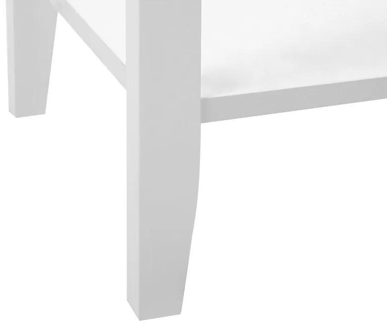 Konzolový stolík s 3 zásuvkami biely GALVA Beliani