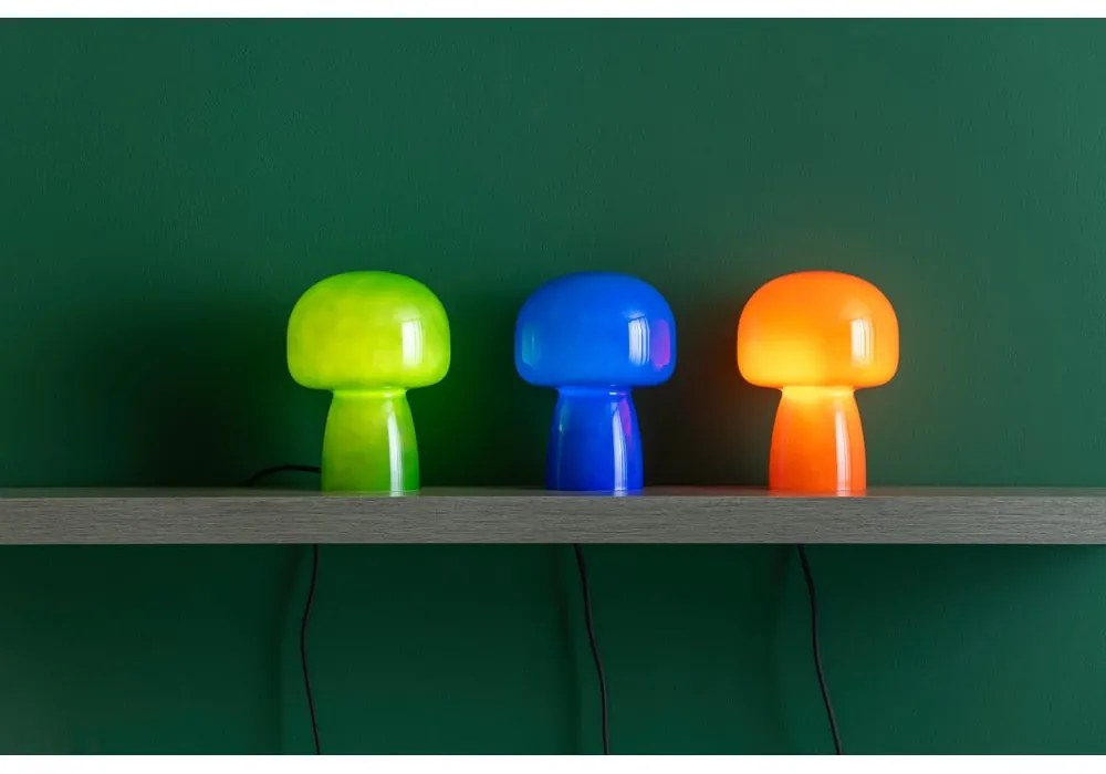 Modrá stolová lampa (výška 20 cm) Fervor – Leitmotiv