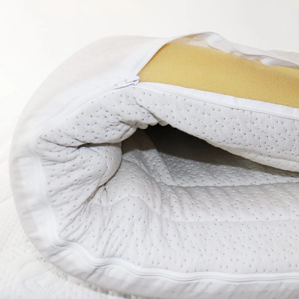 VISCOPUR Vrchný matrac VISCOPUR® bamboo snow 8 cm - 100x200 cm