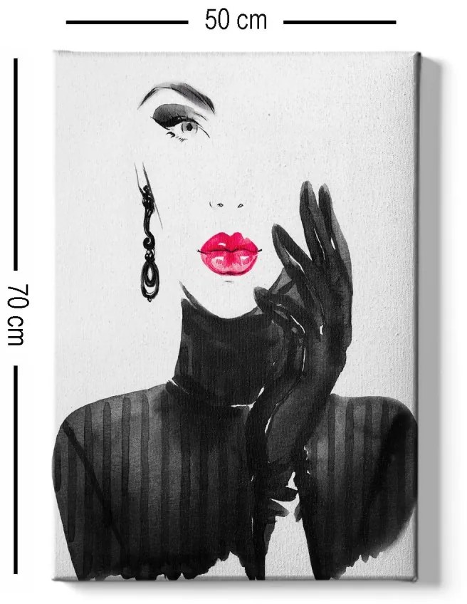 Obraz na plátne Osudová žena 50x70 cm