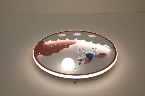 Brilagi -LED Stmievateľné detské stropné svietidlo UNICORN LED/68W/230V 3000-6000K+DO