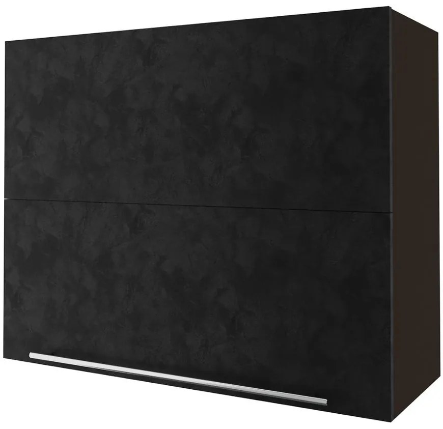 Skrinka do kuchyne Malmo Ares black W8B/90 HK AVENTOS  lava