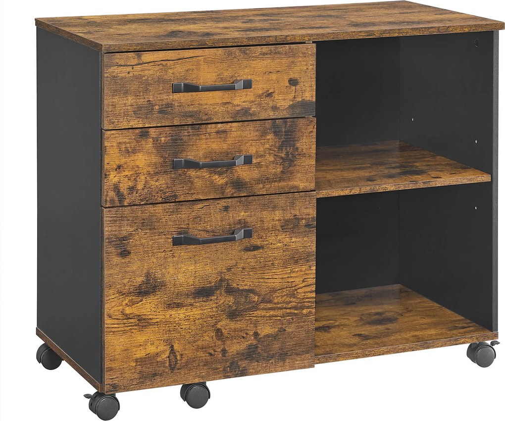 XXXLutz KONTAJNER NA KOLIESKACH, 80/66/40 cm Boxxx - Online Only kancelárie - 002543006916