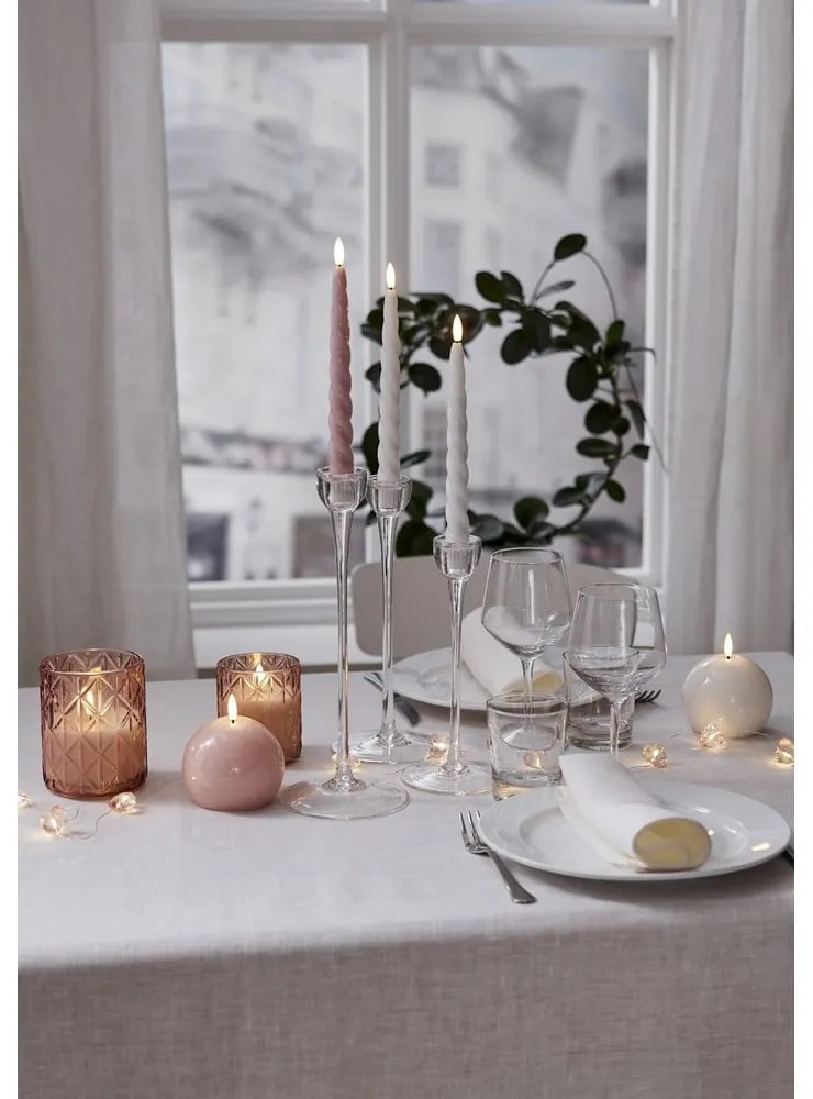 LED sviečka na baterky (výška 10 cm) Flamme Romb – Star Trading