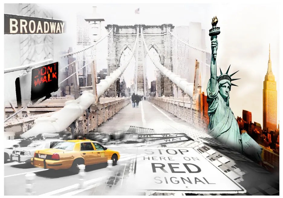 Artgeist Fototapeta - New York streets Veľkosť: 400x280, Verzia: Standard