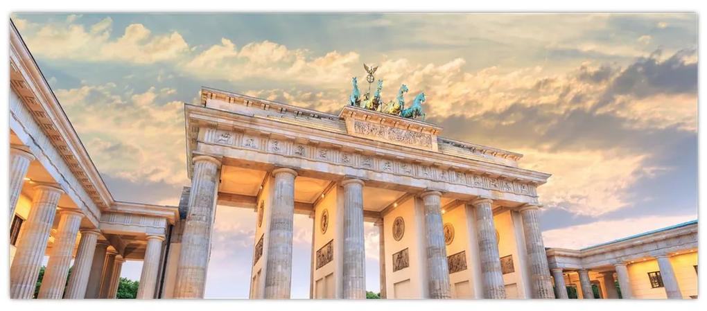 Obraz - Brandenburská brána, Berlín, Nemecko (120x50 cm)