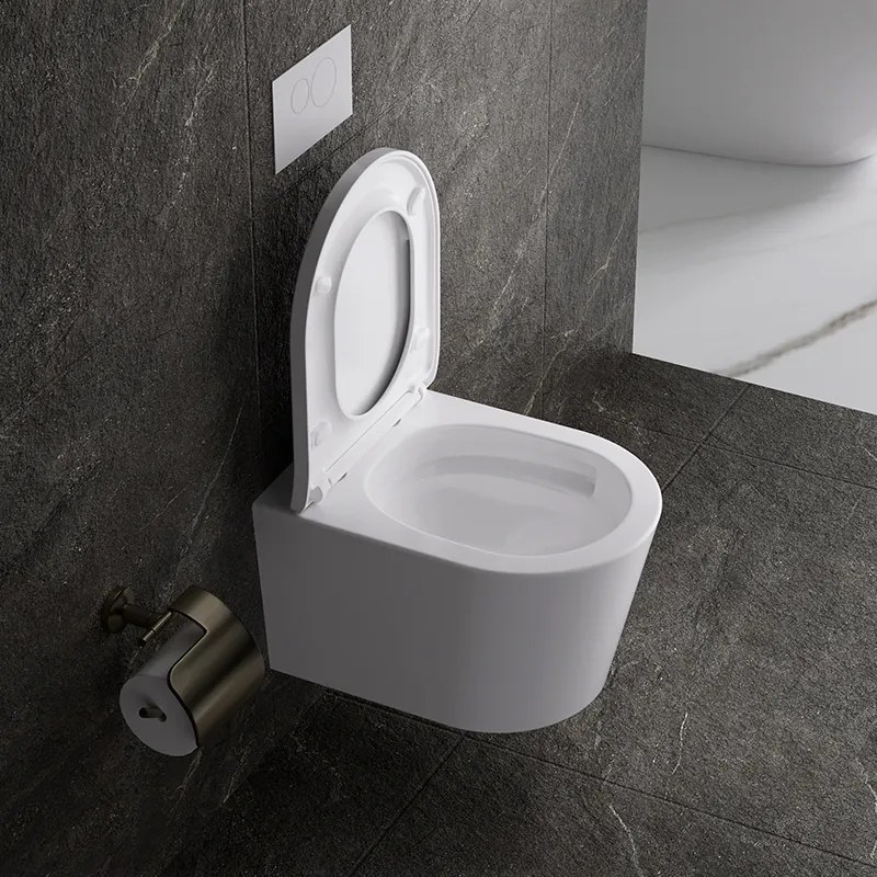 BPS-koupelny Závesná WC misa so SoftClose sedadlom HYD-4665, biela