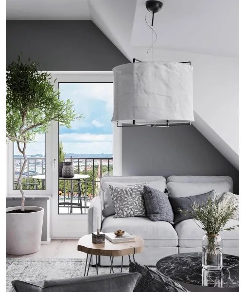 ByRydens 4201950-5000 - Závesné svietidlo na lanku SOFTY 1xE27/5W/230V