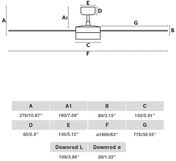FARO 34292-1TW - LED Stmiev. ventilátor CRUISER LED/20W/230V 2700/4000/6500K + DO