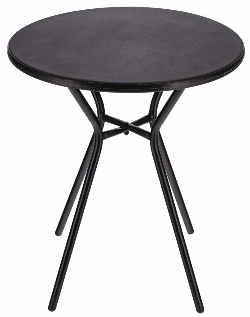 Dekorstudio Kávový stolík čierny - 60 cm