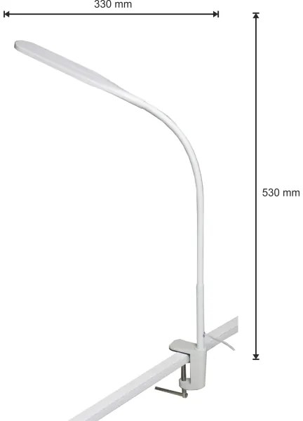 LED Stmievateľná lampa 3v1 LED/10W/230V 3000/4000/6000K CRI 90 biela