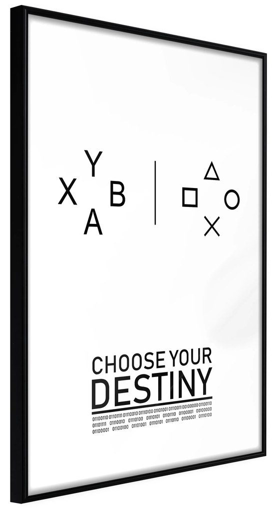 Artgeist Plagát - Choose Your Destiny [Poster] Veľkosť: 30x45, Verzia: Zlatý rám s passe-partout