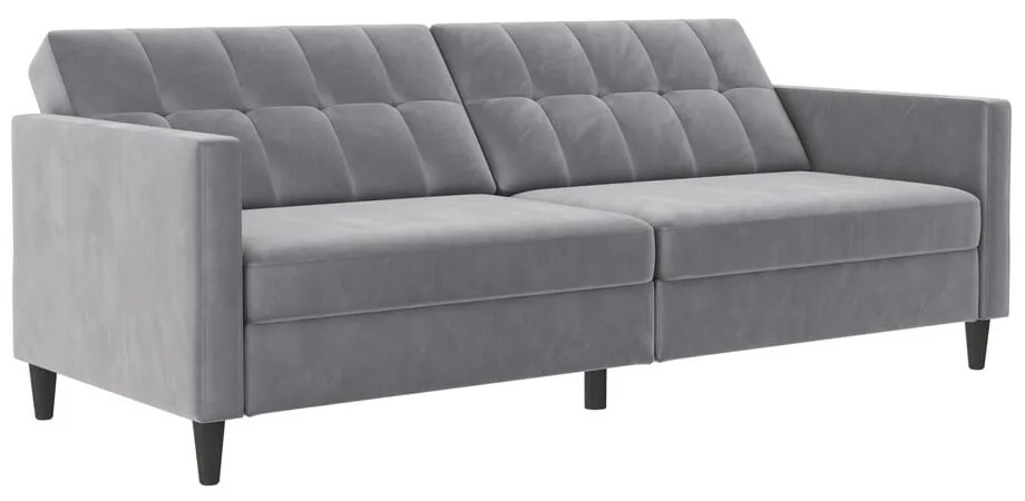 Svetlosivá zamatová pohovka 203 cm Hartford – Støraa