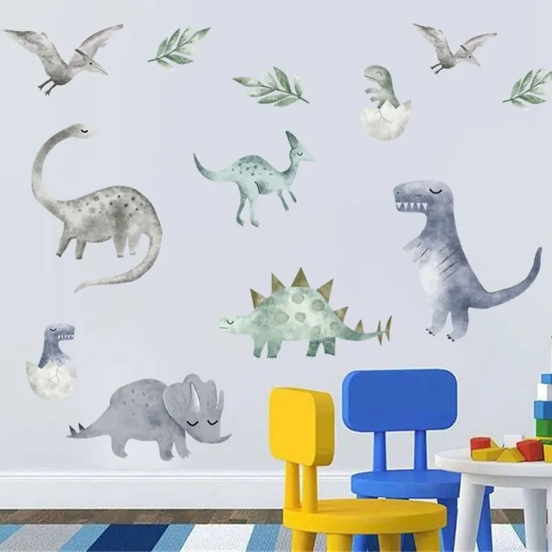 PIPPER | Samolepka na stenu "Dinosaury 5" 80 x 100 cm