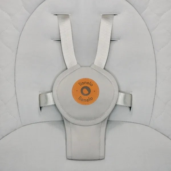 Lionelo - Detské hojdacie kresielko s melódiou MELL Beige Sand 4xAA + diaľkové ovládanie