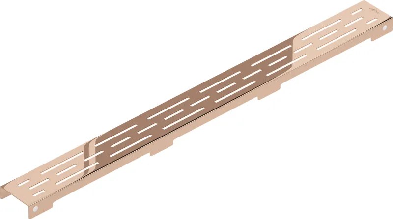 Mexen Flat, krytka pre lineárny podlahový žľab 60 cm, vzor M01, ružové zlato, 1620060