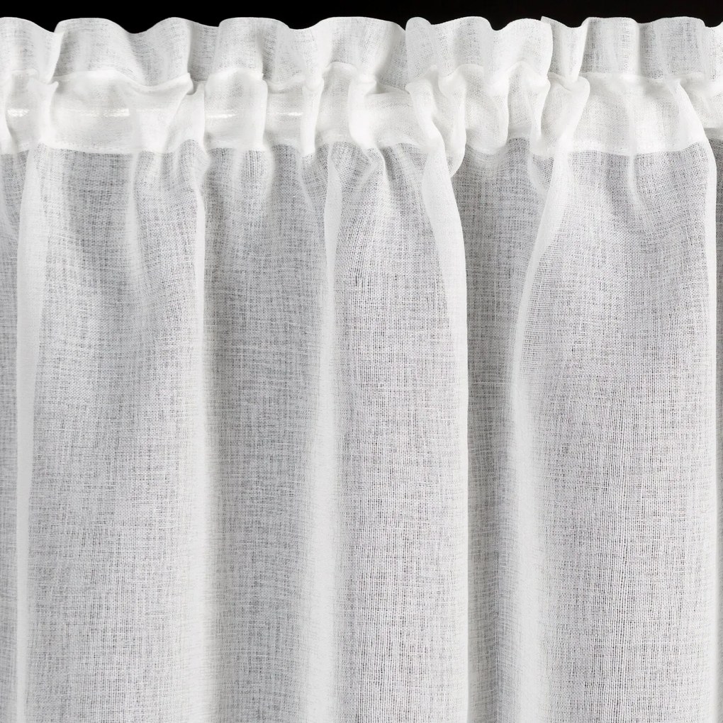 KRÁTKA VIANOČNÁ ZÁCLONA NA PÁSKE XMAS 90X150 CM HVIEZDY