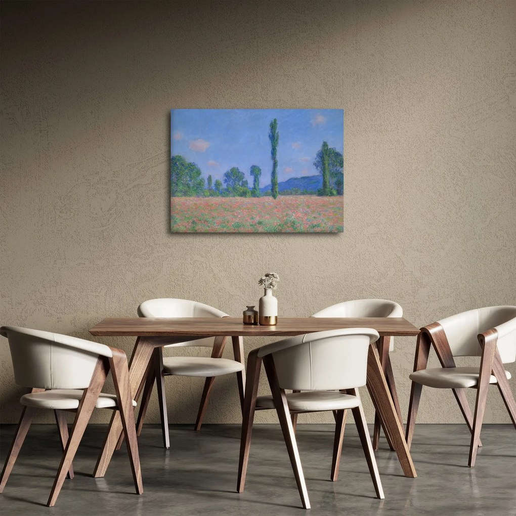 Obraz - Claude Monet, Poppy Field (Giverny), reprodukcia (70x50 cm)