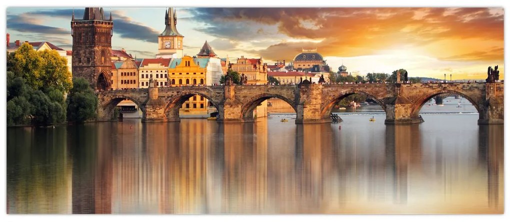 Obraz - Praha (120x50 cm)