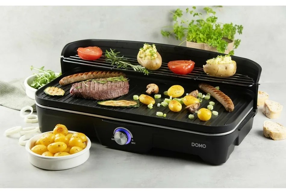 DOMO DO9260G elektrický stolný gril, čierna