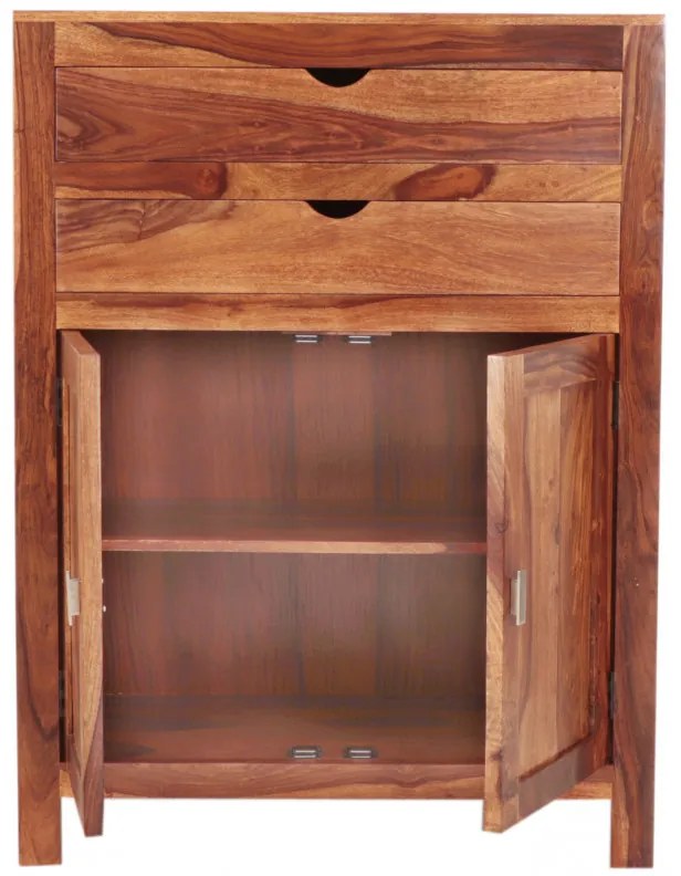 Indický nábytok - Komoda Amba 90x120x45 z indického masívu palisander Only stain