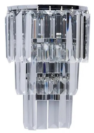 MW-LIGHT MW-LIGHT - Krištáľové nástenné svietidlo CRYSTAL 1xE14/60W/230V MW0344