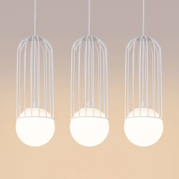 Sollux SL.1333 - Luster na lanku BRINA 3xG9/8W/230V biela