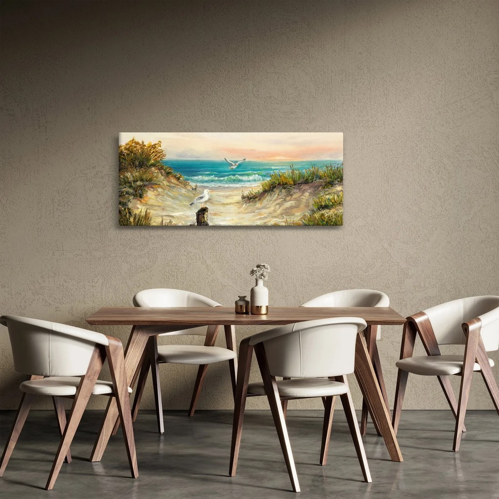 Obraz - Piesočná pláž (120x50 cm)