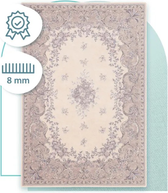 Koberec Agnella Isfahan Dafne Alabaster