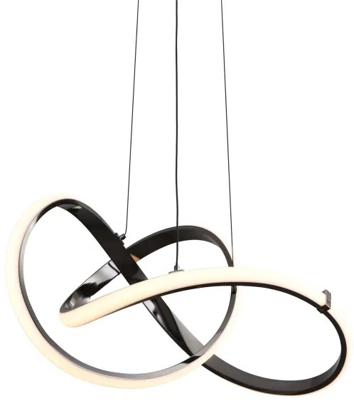 Zuma Line MD9717-1-3BCD - LED Luster na lanku INDIGO LED/44W/230V čierna