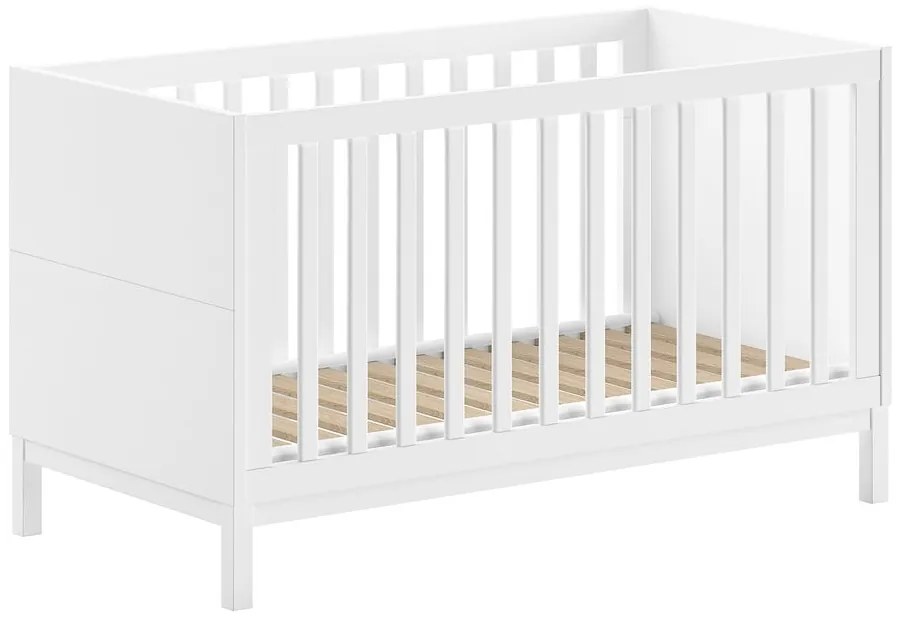 Biela postieľka z borovicového dreva 70x140 cm Eva – Vipack