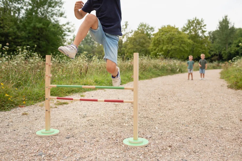 Drevená atletická prekážka - trénujte skoky
