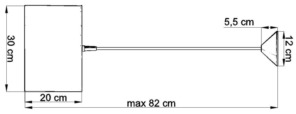 SOLLUX LIGHTING Závesné osvetlenie GEPARD, 1xE27, 60W, 30cm, okrúhle