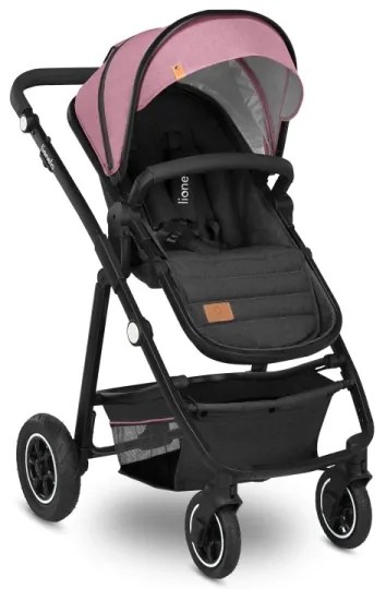 Lionelo - Kombinovaný kočík 2v1 AMBER Pink Rose