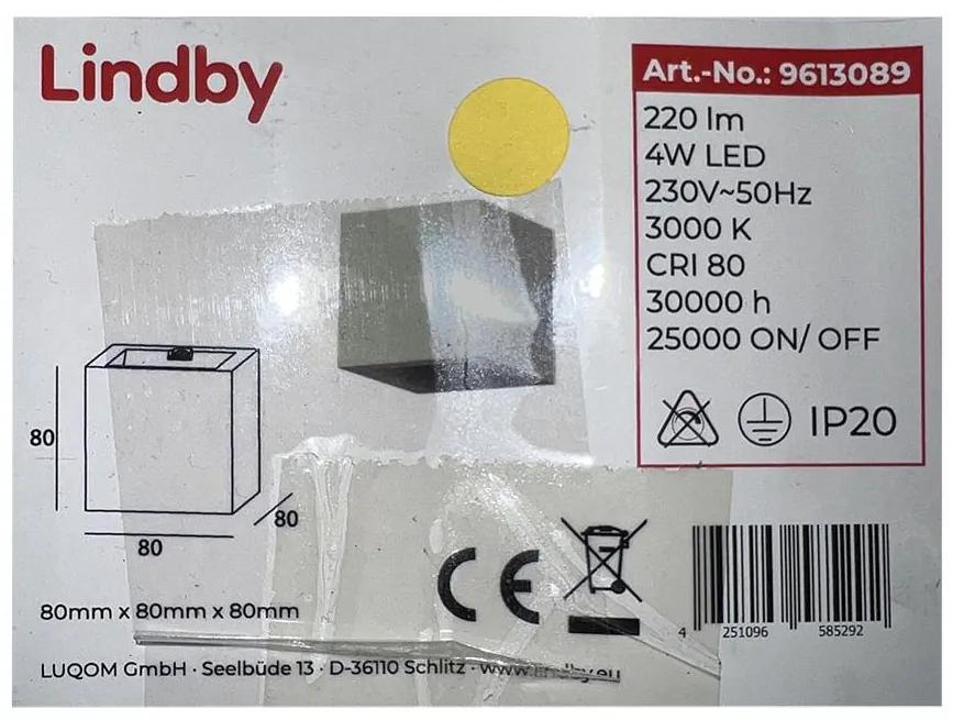 Lindby Lindby - LED Nástenné svietidlo QUASO LED/4W/230V LW0539