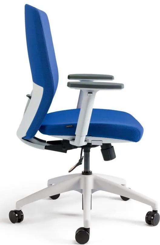OFFICE PRO bestuhl -  OFFICE PRO bestuhl Kancelárska stolička J2 ECO WHITE BP modrá