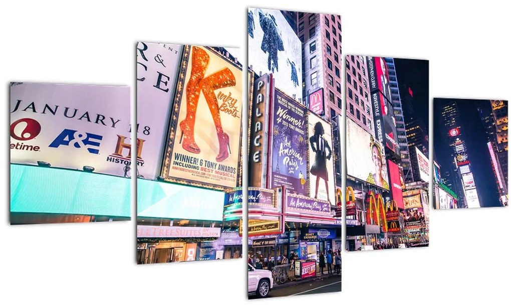 Obraz - New York Theater District (125x70 cm), 40 ďalších rozmerov