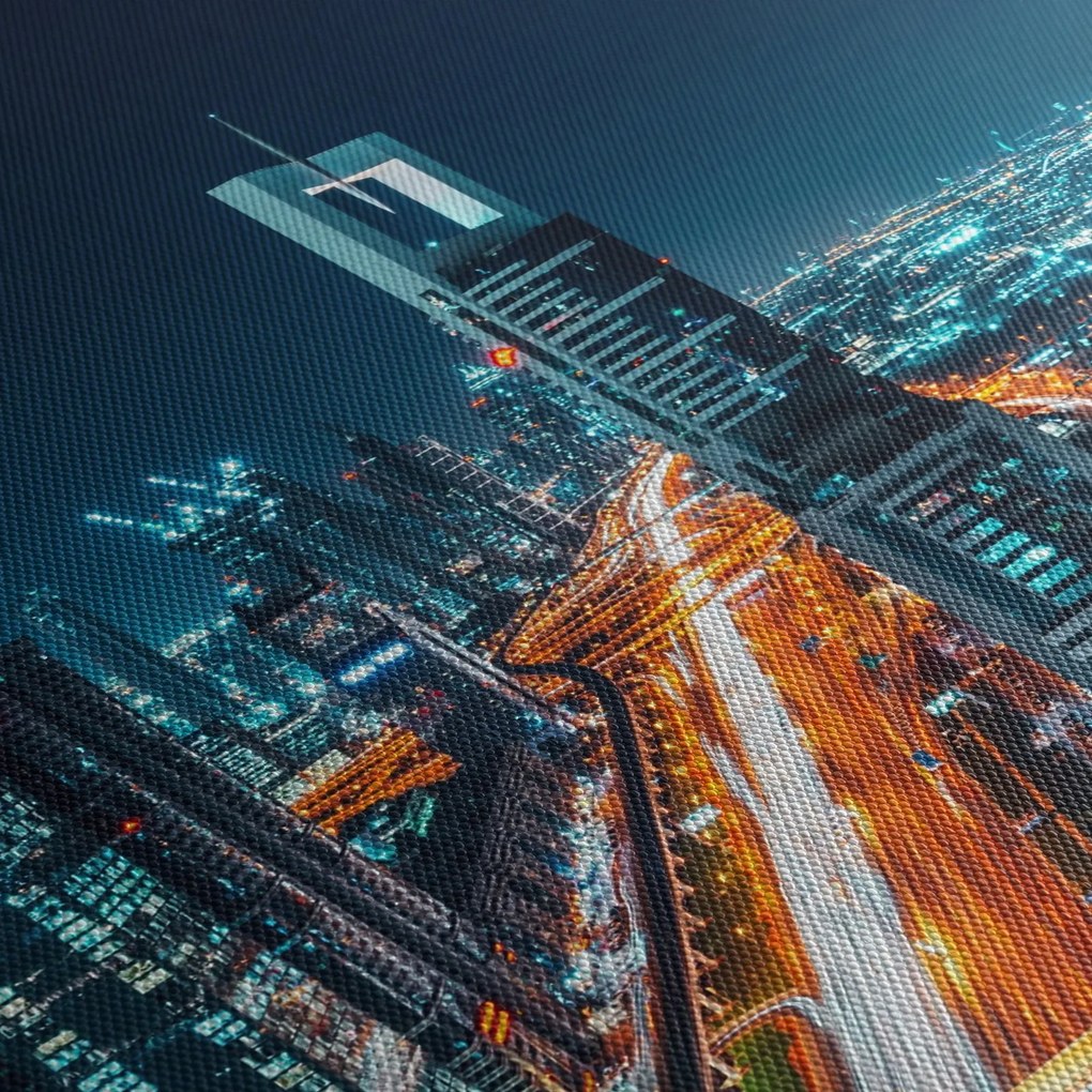Obraz - Dubajská noc (120x50 cm)