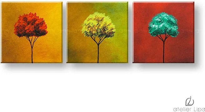 Autorská reprodukcia na plátne STROMY XOBAM001E3