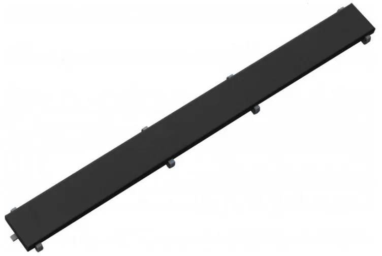 Odtokový žľab k stene MEXEN FLAT WALL 2v1 110 cm čierny