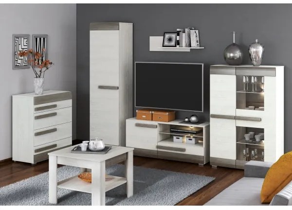 Nástenná polica SARPA 23x92 cm biela