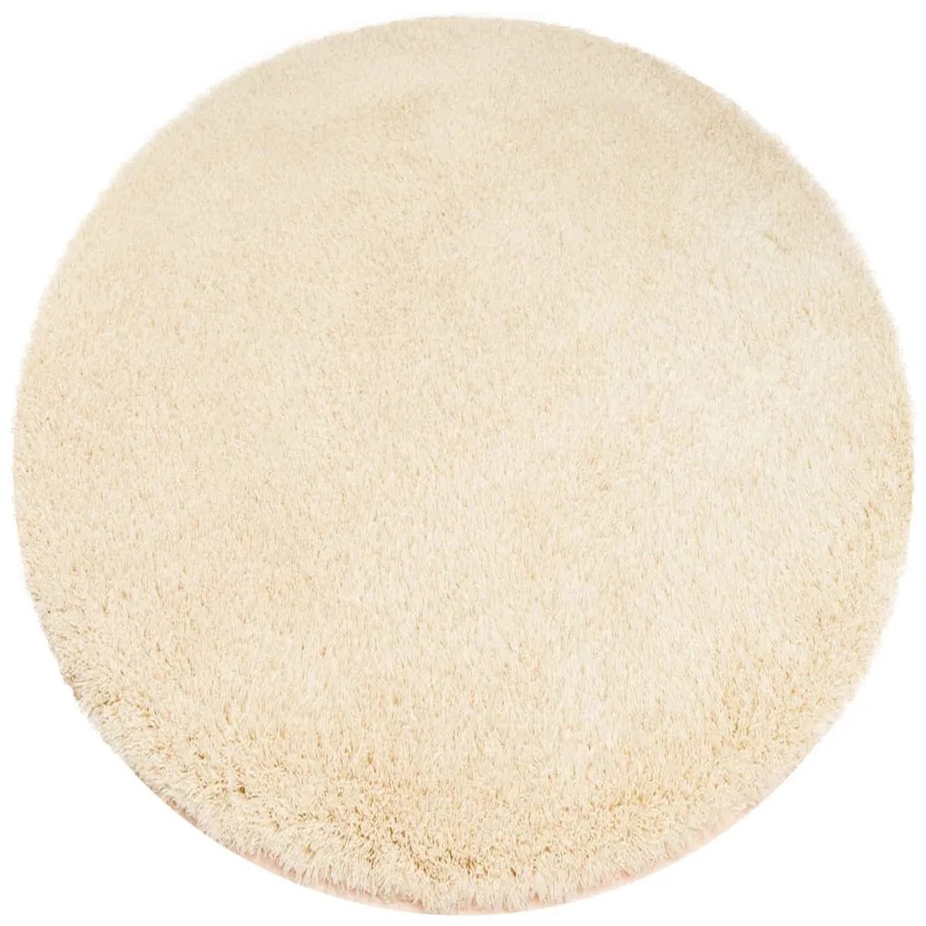 Béžový okrúhly koberec Alpaka Rozmer: 300 cm