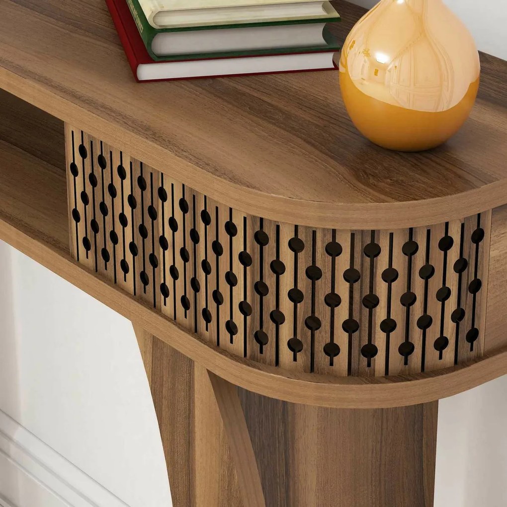 Dekoratívny stôl Damla Walnut