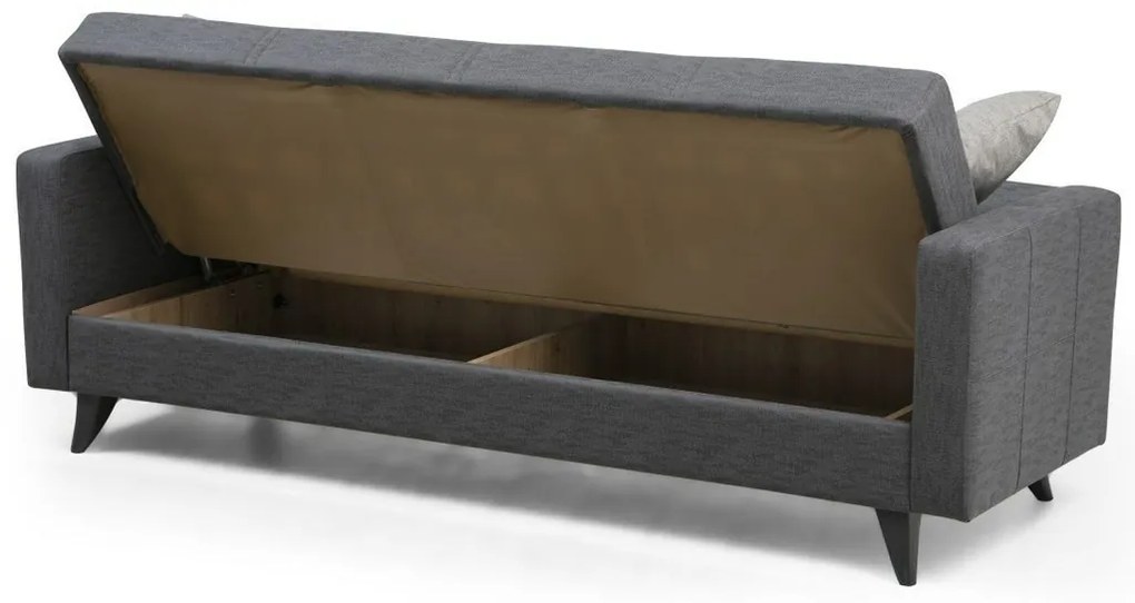 Rozkladacia pohovka Polya 3 Dark Grey