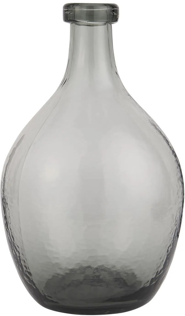 IB LAURSEN Sklenená váza Balloon Grey 36 cm