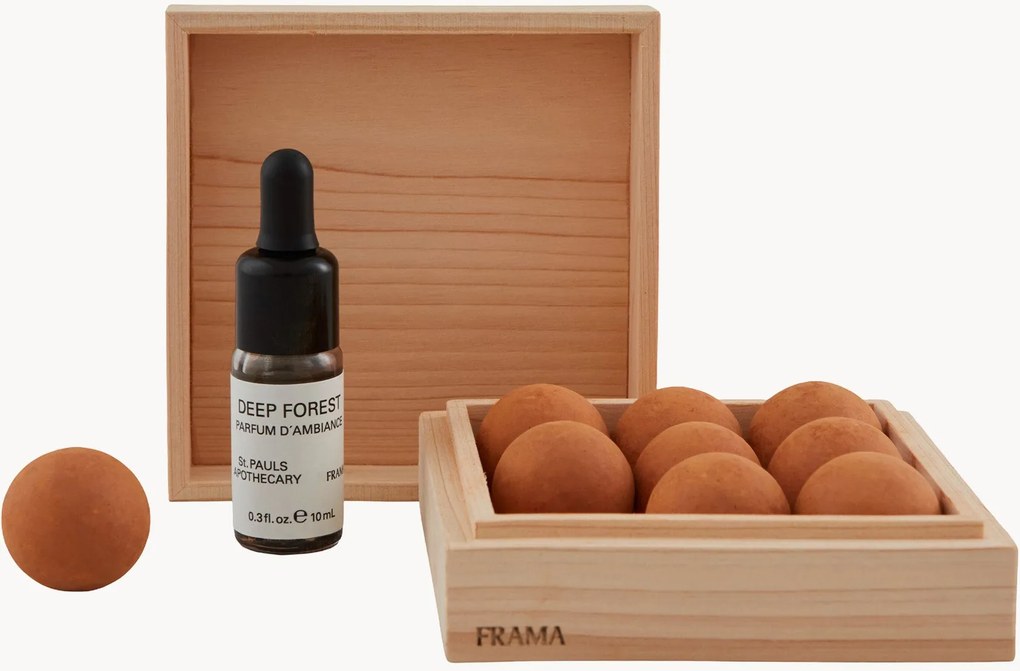 Olejový difúzor Deep Forest (oranžová, biela ruža, céder a pačuli)